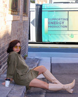 Riding Shotgun Shirt Dress