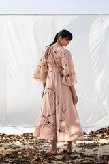 Darling Buds of May Maxi Dress in Blush Pink - IndigOz