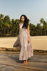 Daytone Bonsai Sleeveless Maxi Dress - IndigOz