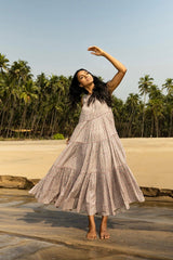 Daytone Bonsai Sleeveless Maxi Dress - IndigOz