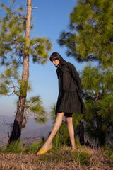 Divine Light Black Mini Dress - IndigOz