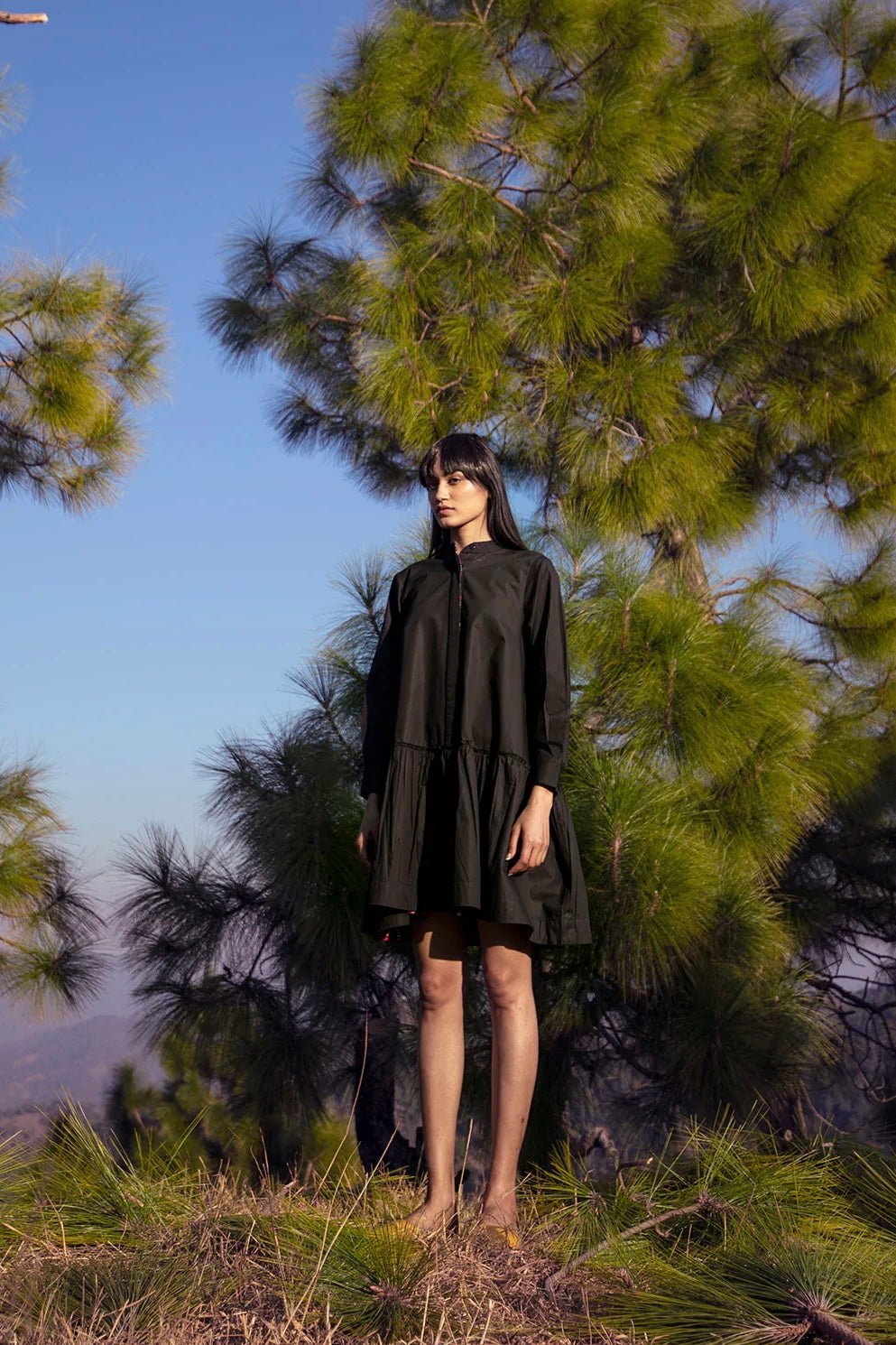 Divine Light Black Mini Dress - IndigOz