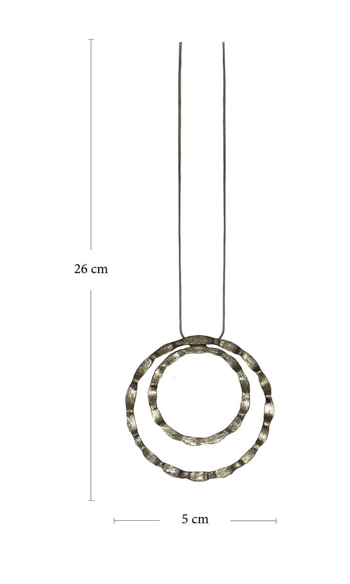 Ganges Pendant Necklace in Gold & Silver - IndigOz