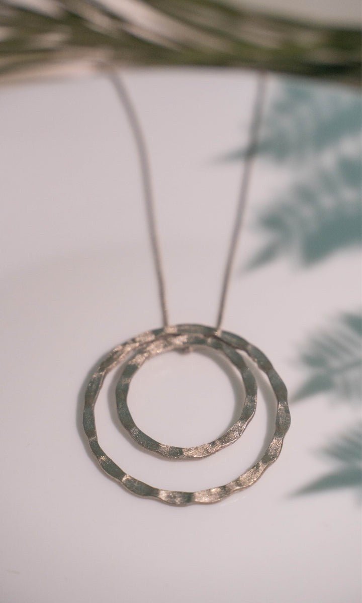 Ganges Pendant Necklace in Gold & Silver - IndigOz