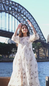 Breathing Dreams Midi Dress in White