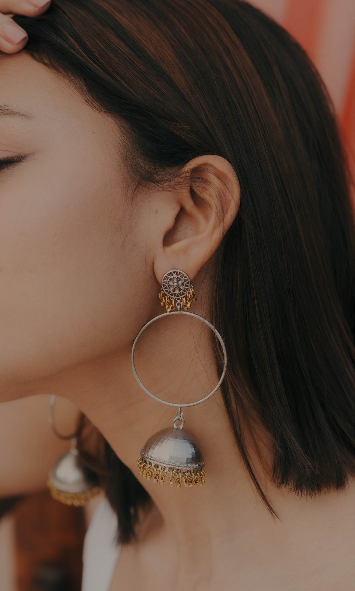 Mandala Blossom Jhumkis