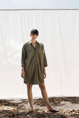 Riding Shotgun Shirt Dress