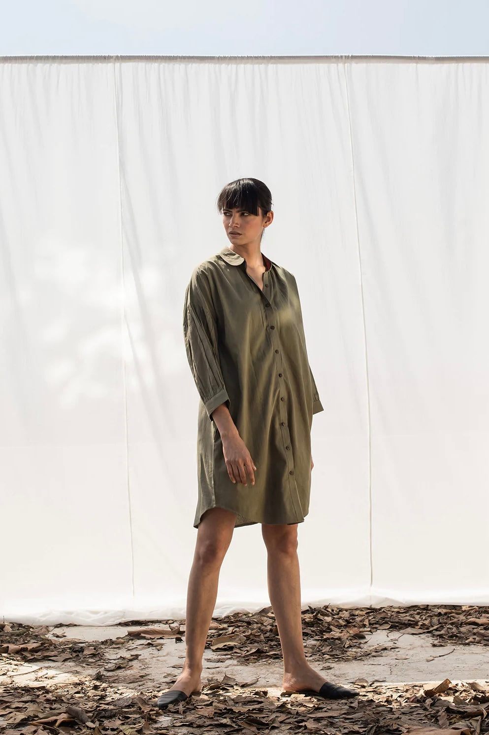 Riding Shotgun Shirt Dress