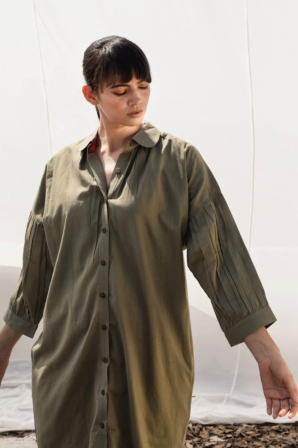 Riding Shotgun Shirt Dress