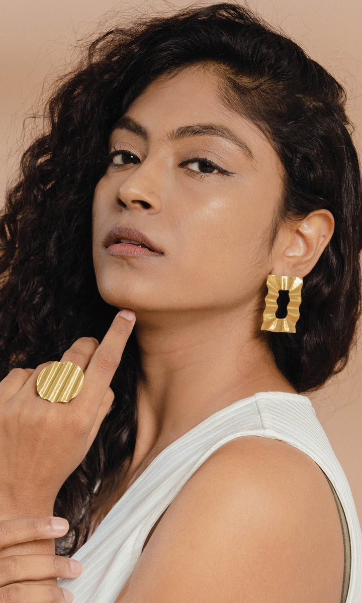 Nile Earrings in Gold & Silver