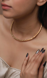 Luna Necklace in Gold