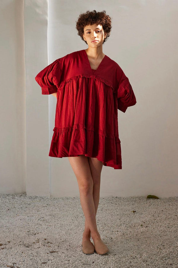 Crimson Love Mini Dress