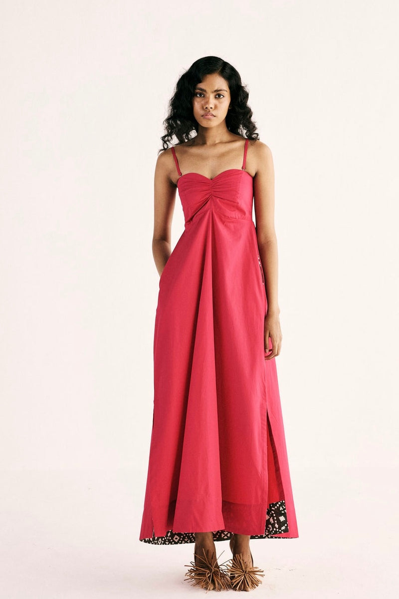 Fuchsia Flame Gown