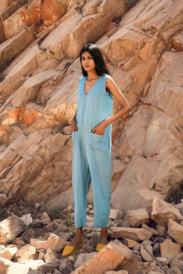 A Summer Story Jumpsuit - IndigOz