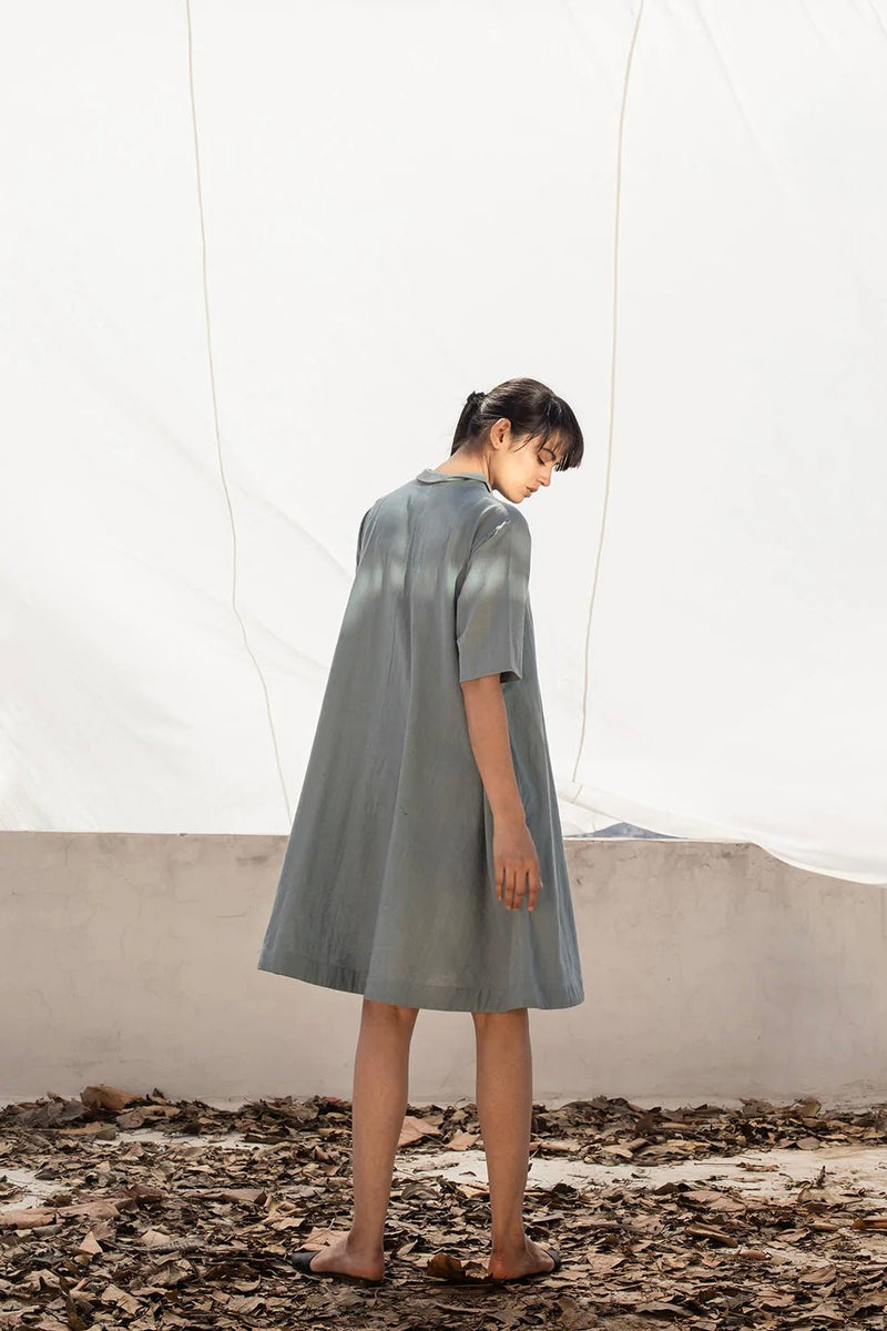 Al Fresco Collared Dress - IndigOz