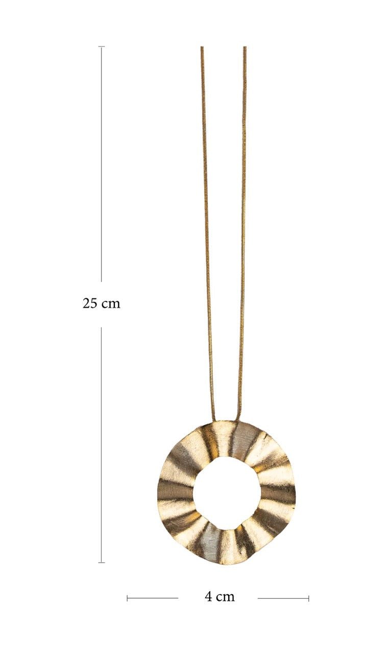 Anse Pendant in Gold & Silver - IndigOz