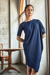 Cobalt Asymmetric Dress - IndigOz