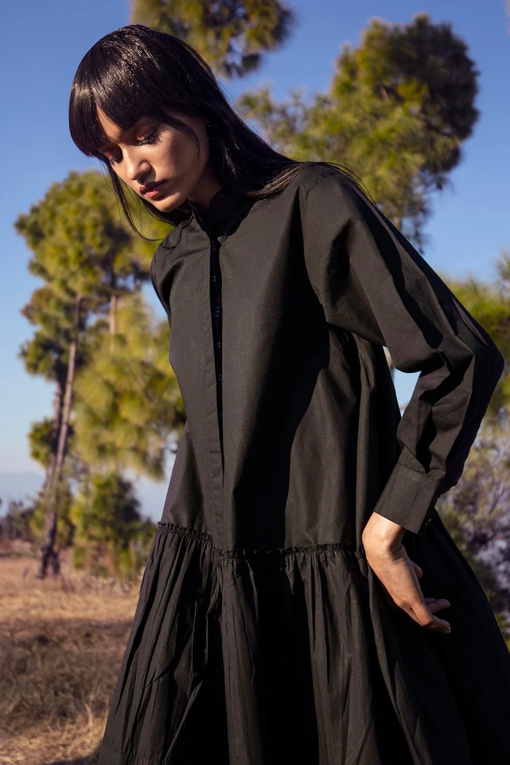 Divine Light Black Mini Dress - IndigOz