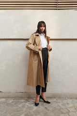 Fawn Trench Coat - IndigOz