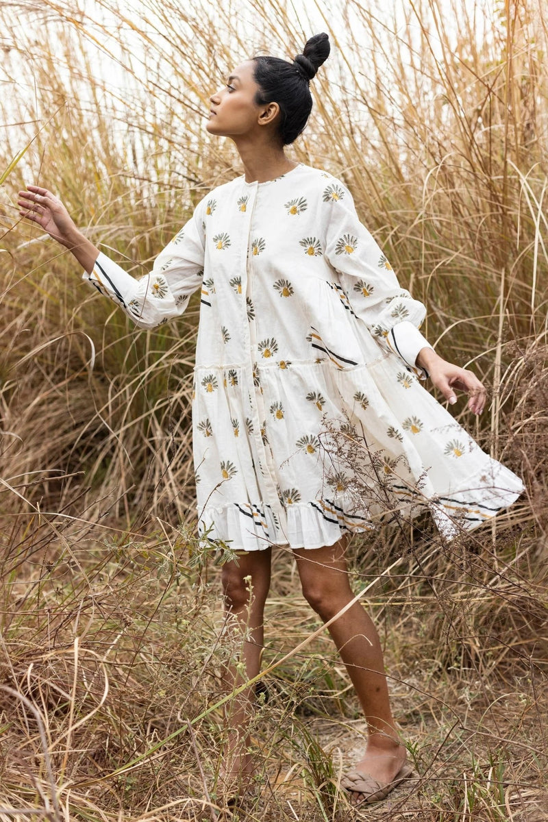 Field of Daisies Mini Dress - IndigOz