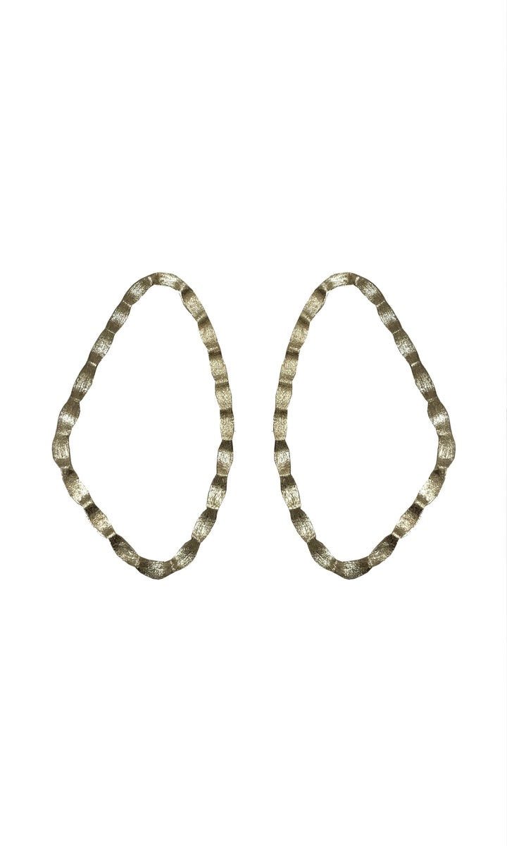 Ganges Earrings in Gold & Silver - IndigOz