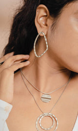 Ganges Earrings in Gold & Silver - IndigOz