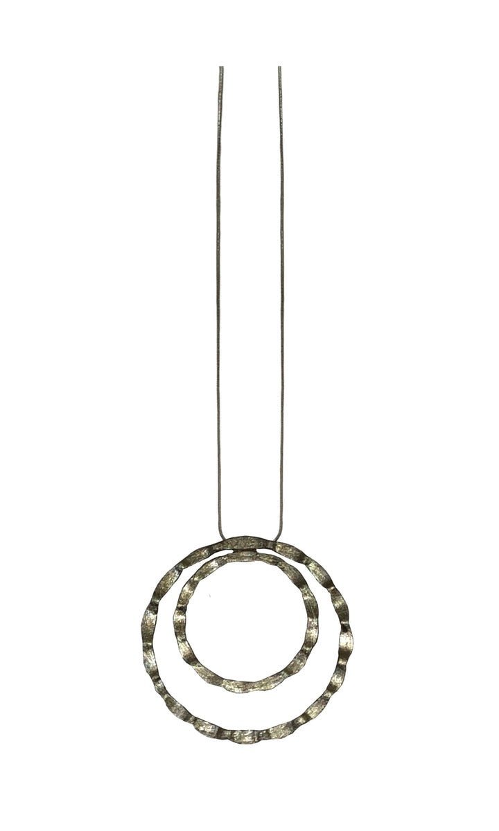 Ganges Pendant Necklace in Gold & Silver - IndigOz