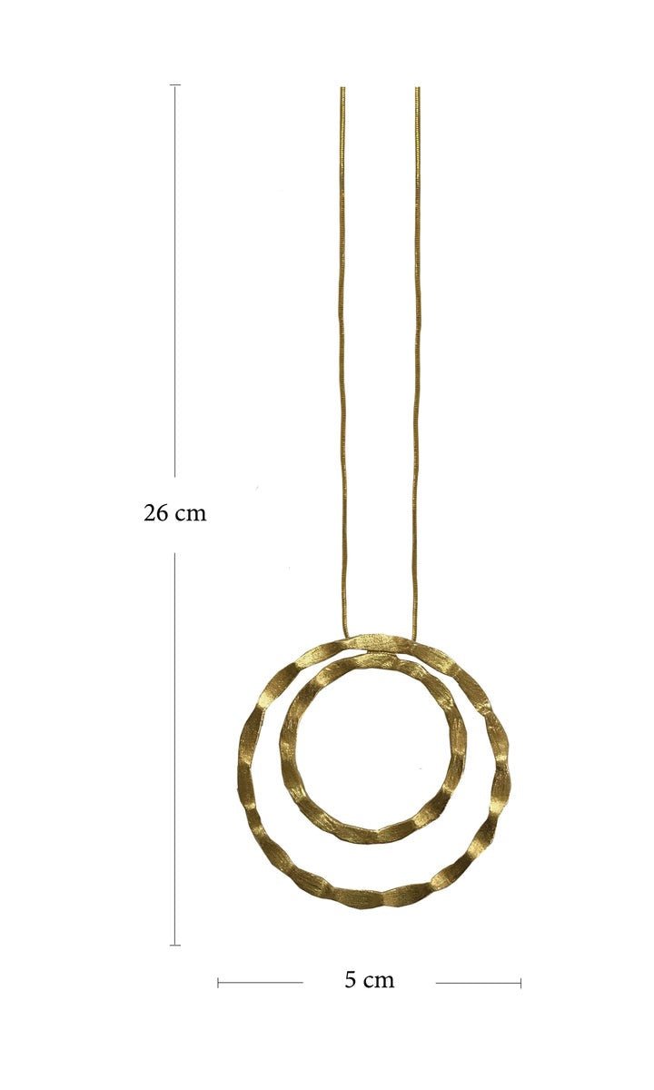 Ganges Pendant Necklace in Gold & Silver - IndigOz