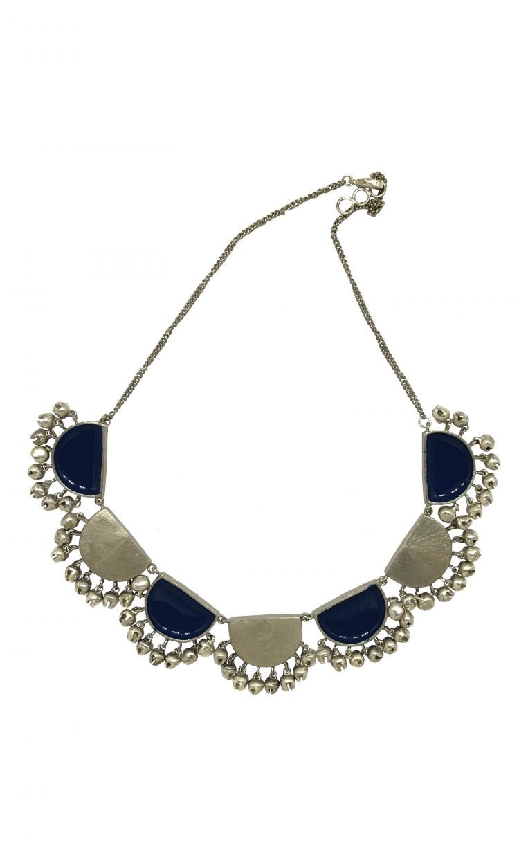 Half Moon Ghunghroo Necklace - IndigOz