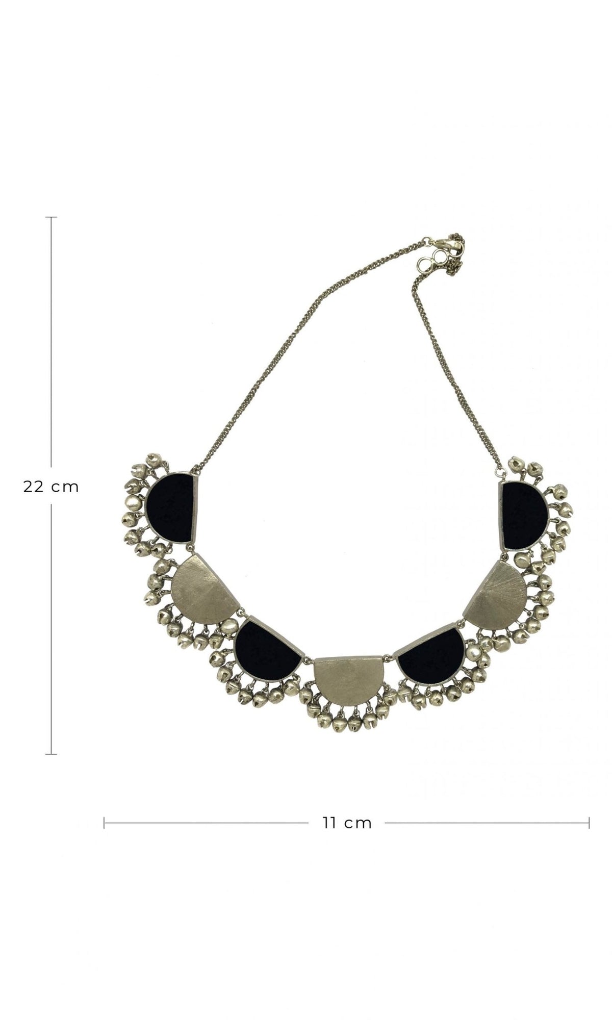 Half Moon Ghunghroo Necklace - IndigOz
