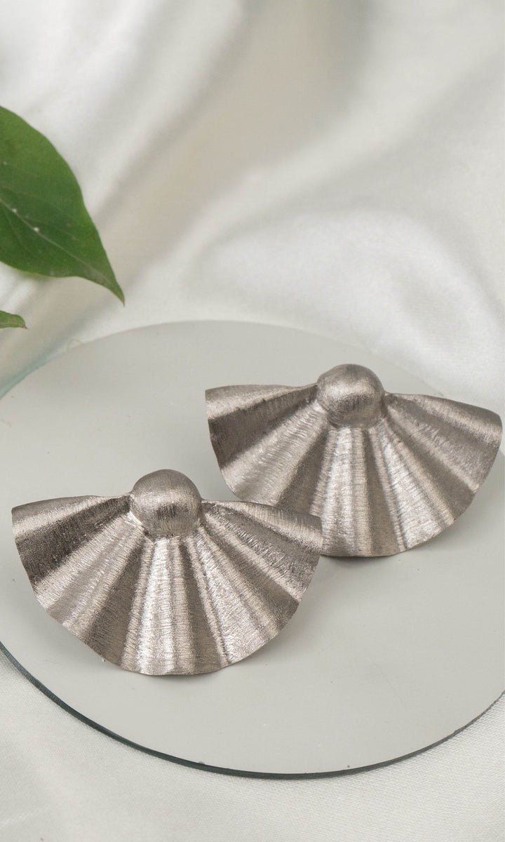 Indus Earrings in Gold & Silver - IndigOz