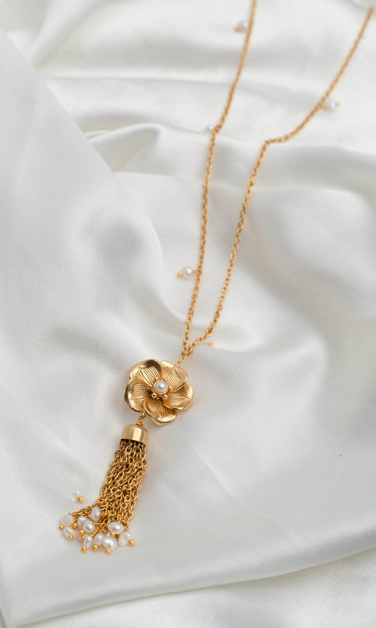 Mogra Long Necklace