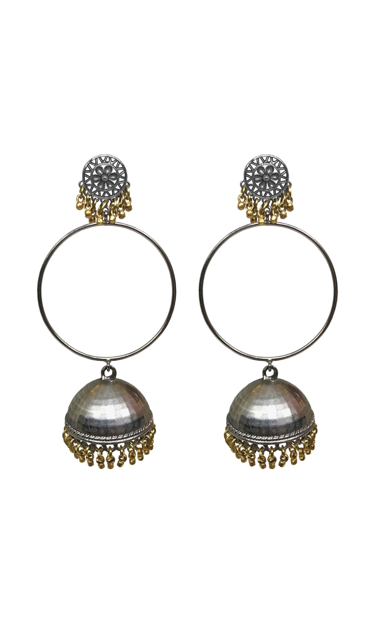 Mandala Blossom Jhumkis