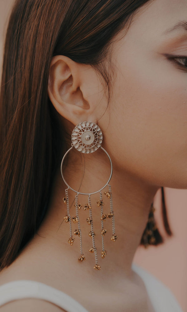 Mandala Tassel Earrings