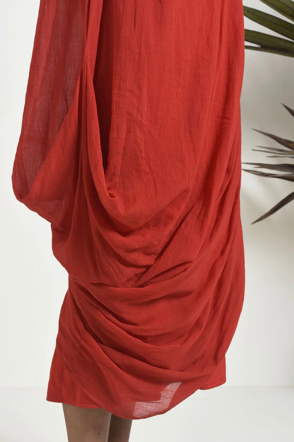 Stole Mama's Lipstick Midi Dress in Red