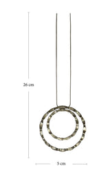 Ganges Pendant Necklace in Gold & Silver