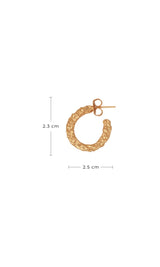 Luna Small Gold Hoops