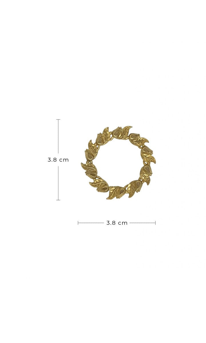Vintage Carved Hoops in Gold & Silver