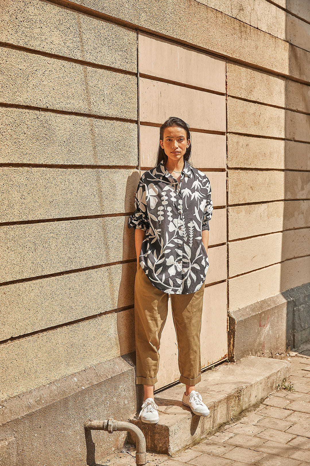 Monochrome Oversized Shirt