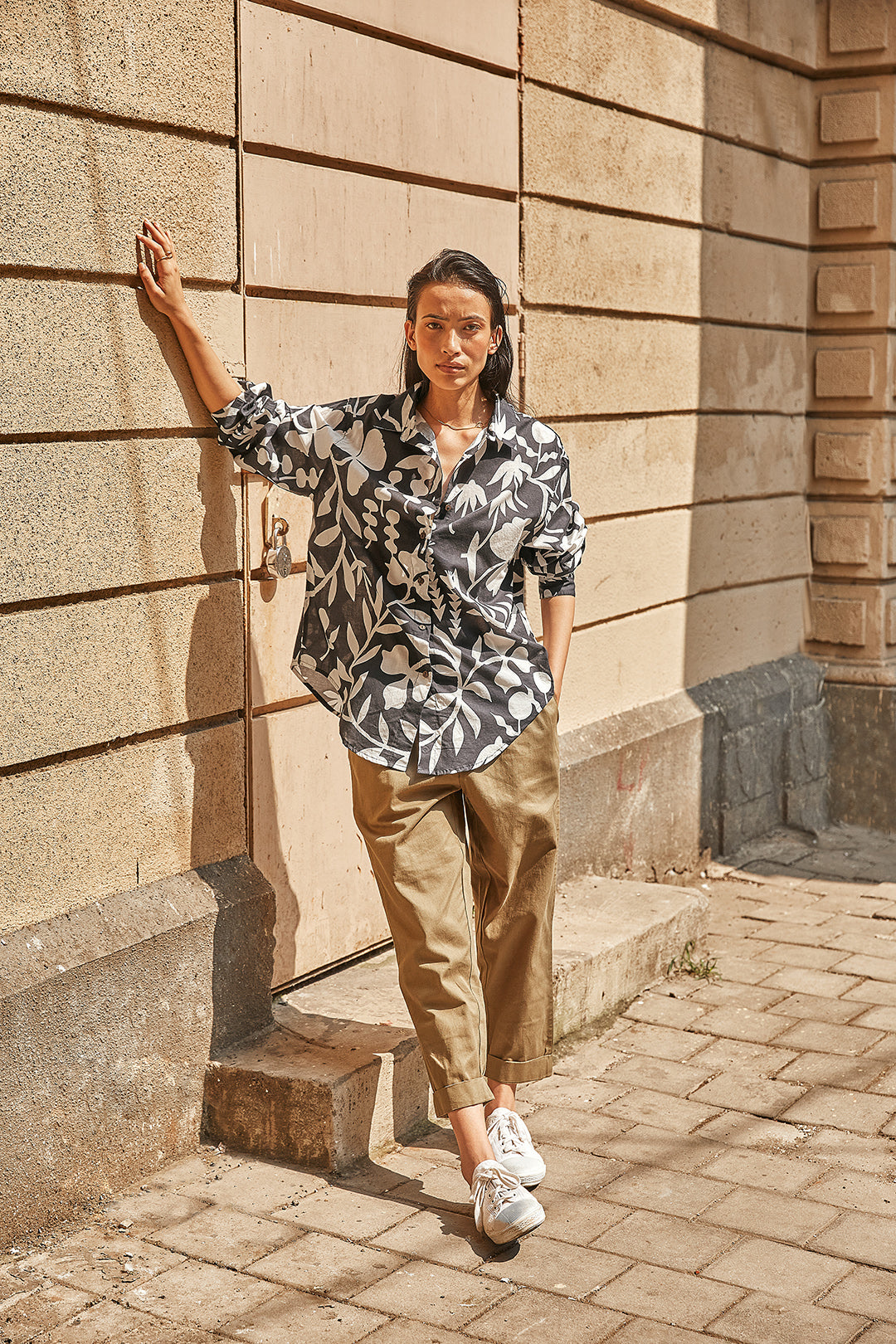 Monochrome Oversized Shirt