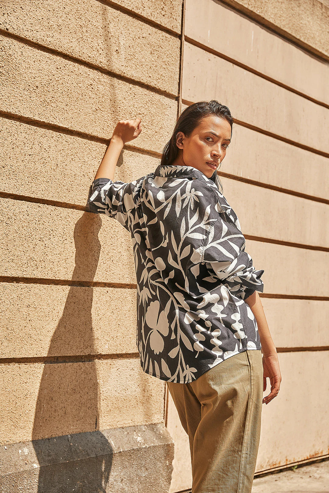 Monochrome Oversized Shirt