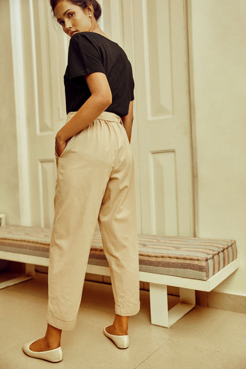 Sand Tapered Pants